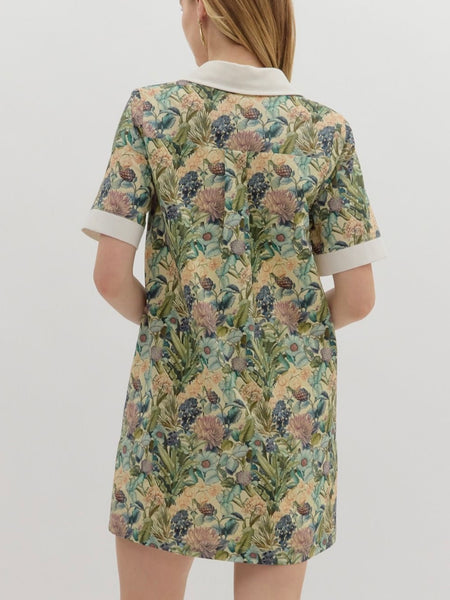 Valentina Mini Dress - Olive