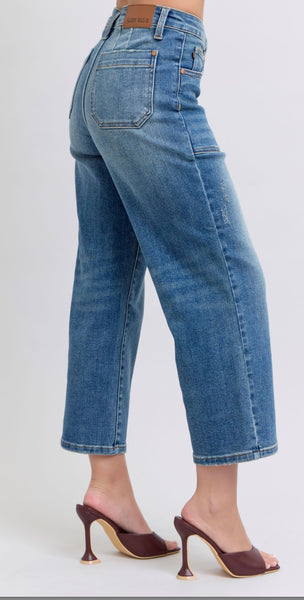 Judy Blue - High Waisted Utility Pocket Jeans