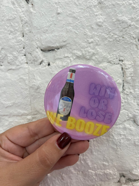 Signed by Abby - LSU Game Day Buttons