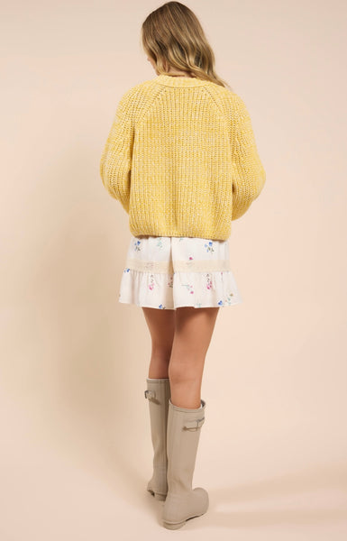 Sadie & Sage - Sunroof Cardigan - Lemon