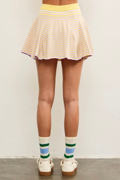 Aria Skirt & Top Set - Lemon