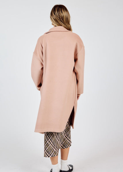 Sadie & Sage - Hayley Open Coat - Rose