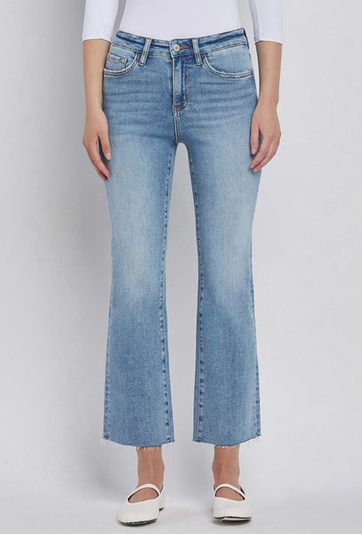 Lovervet - High Rise Kick Flare Denim