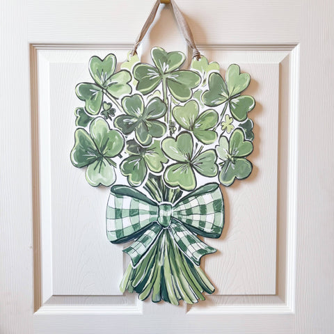 Home Malone - Clover Bouquet Door Hanger