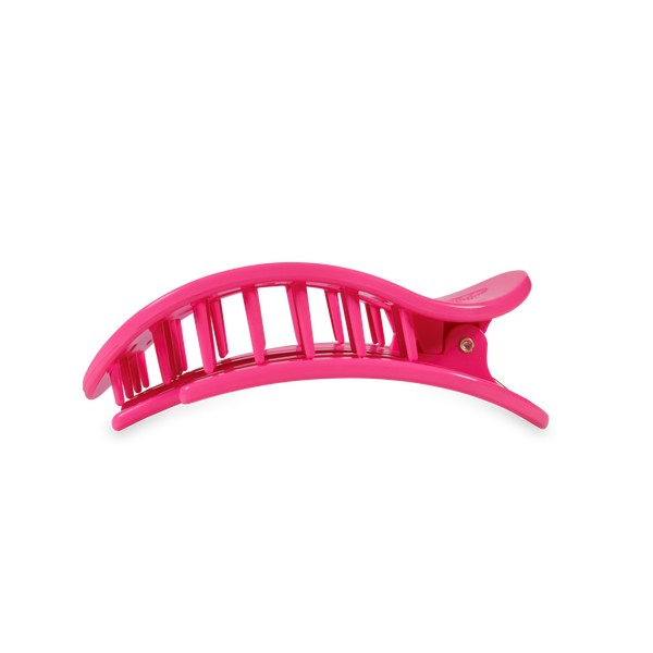 TELETIES - Flat Round Hair Clip -  Tropical Punch - Medium