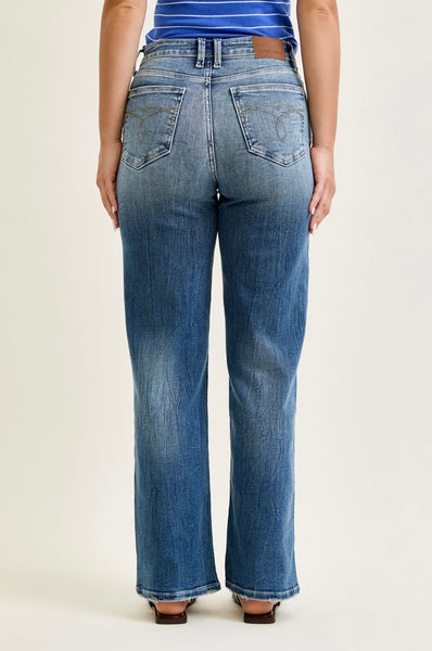 Judy Blue - Mid Rise Straight Denim