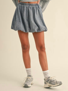 Antoine Wattigny Blvd Bubble Skirt - Denim