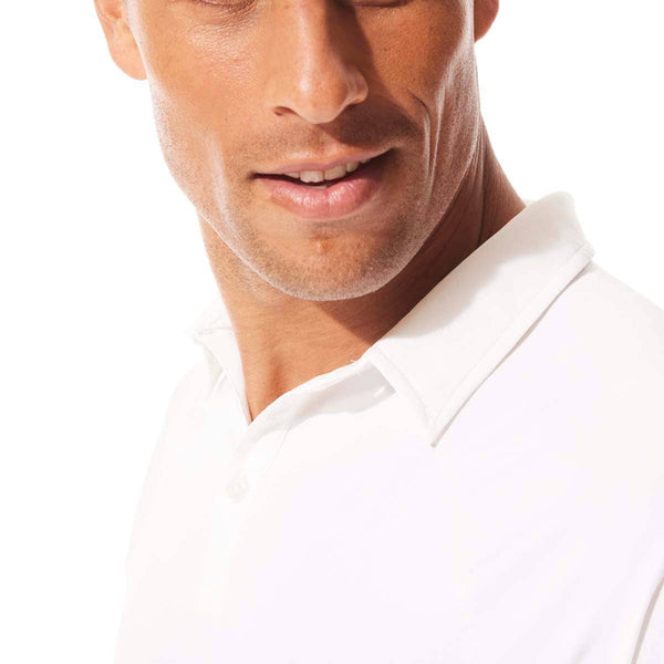 Men's Short Sleeve Polo - Bright White