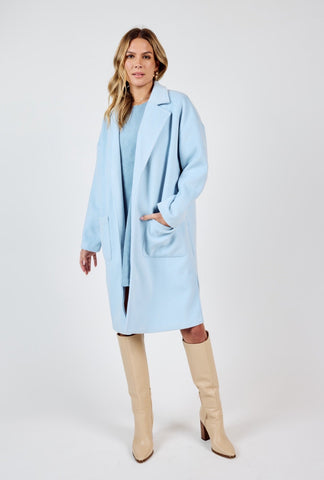 Sadie & Sage - Hayley Open Coat - Sky