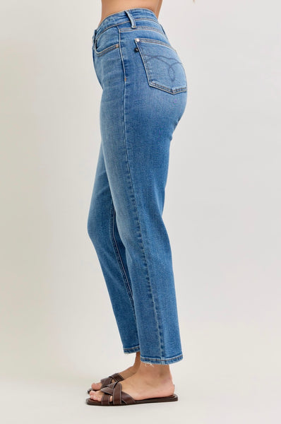 Judy Blue - Cora High Waisted Straight Denim Jeans