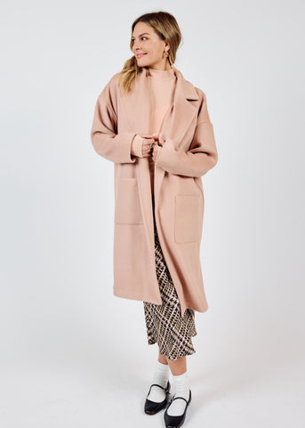 Sadie & Sage - Hayley Open Coat - Rose