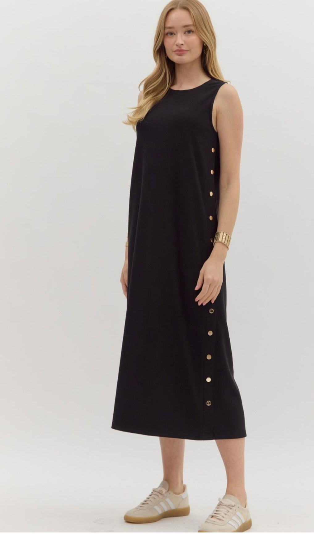 Delilah Midi Dress - Black