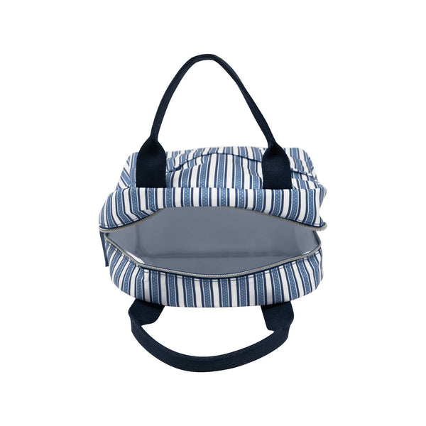 Lunch Tote - Deep Ultramarine Stripe