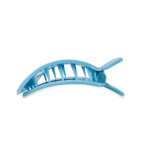 TELETIES - Flat Square Hair Clip - Summer Sky - Large