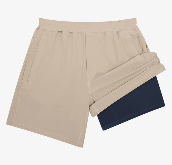 6” Khaki Freeballers Sport Shorts