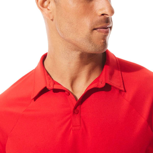 Men's Resort Short Sleeve Polo - Fire