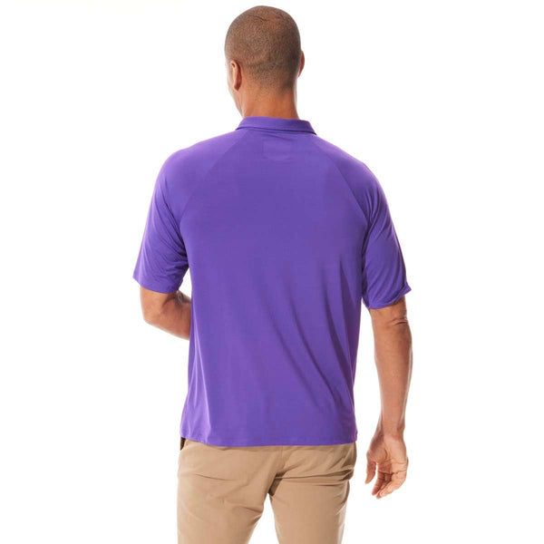Men's Short Sleeve Polo - Purple