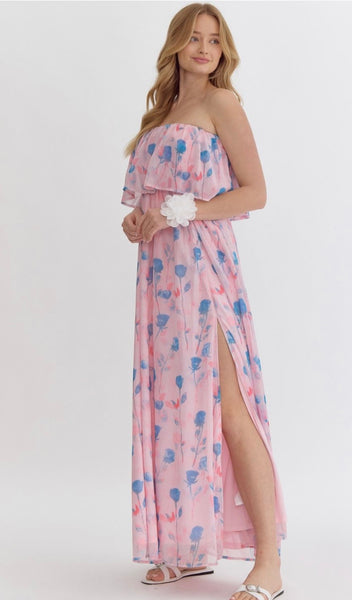 Isabella Maxi Dress - Pink Multi