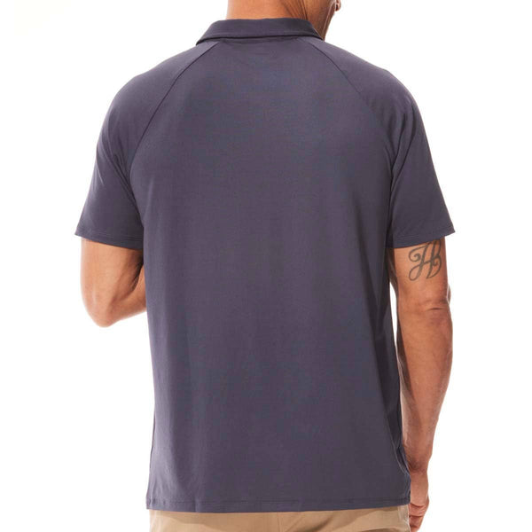 Men's Short Sleeve Polo - Charcoal