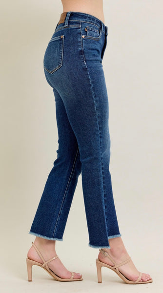 Judy Blue - High Waist Kick Flare Denim - Dark Wash
