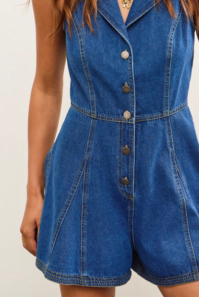 Scarlett Denim Romper