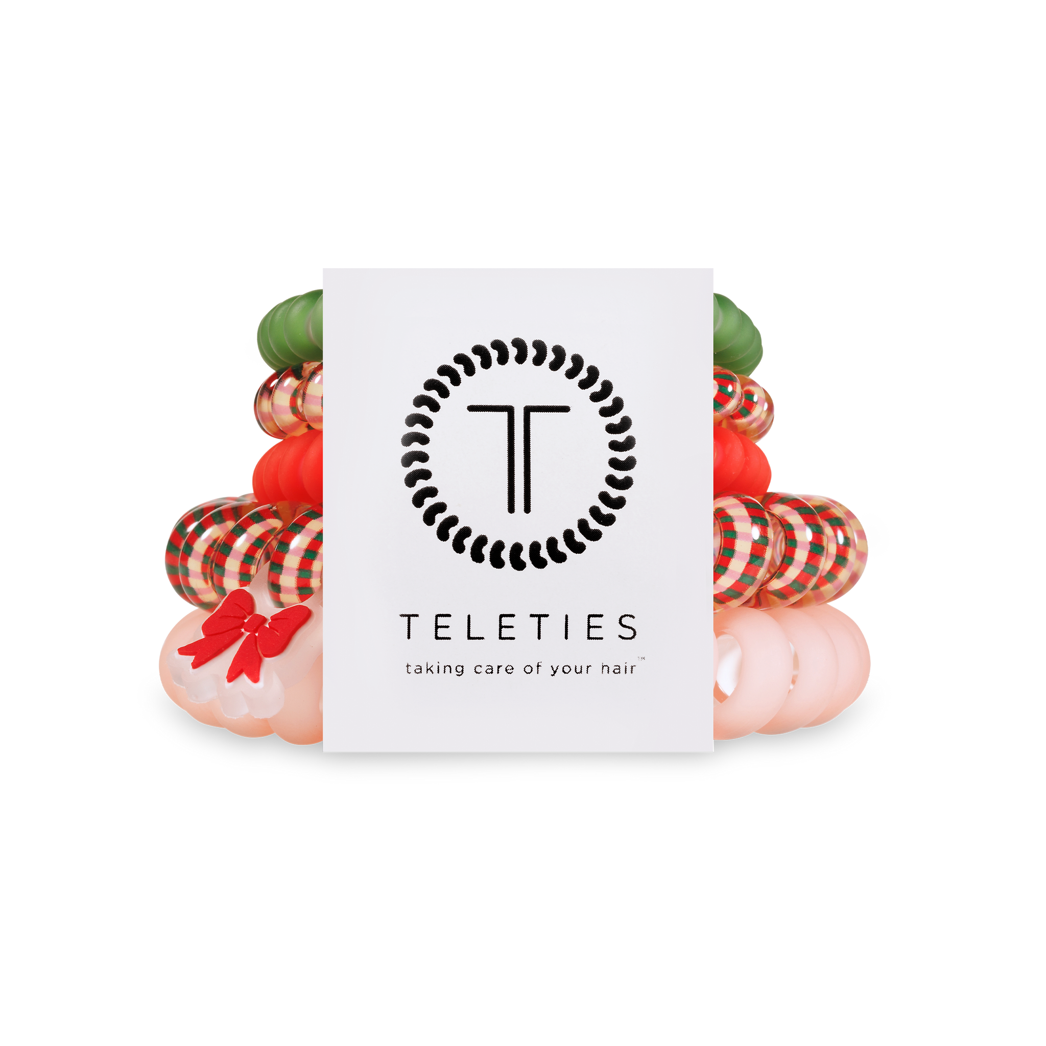 TELETIES - Sprial Hair Coils | Mix Pack | Better in Bows Hair Ties