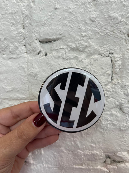 Signed by Abby - LSU Game Day Buttons