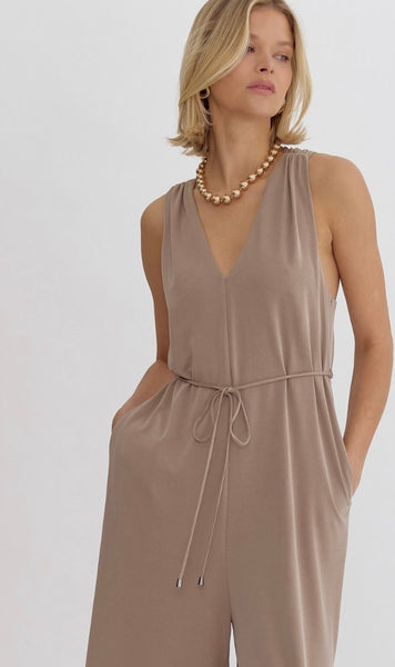 Amira Jumpsuit - Light Mocha