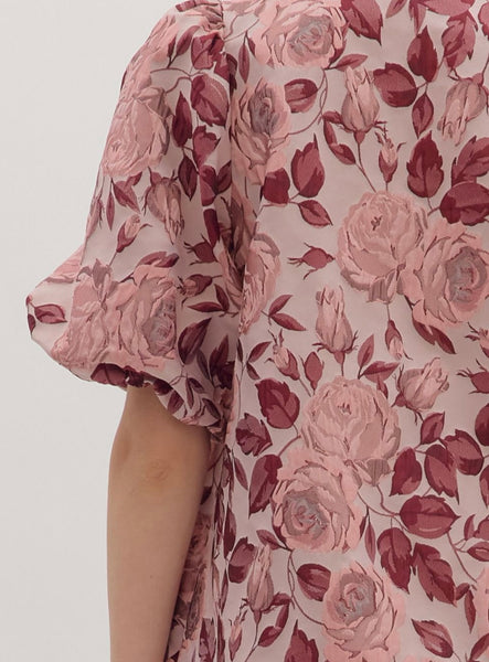 Sarah Floral Mini Dress