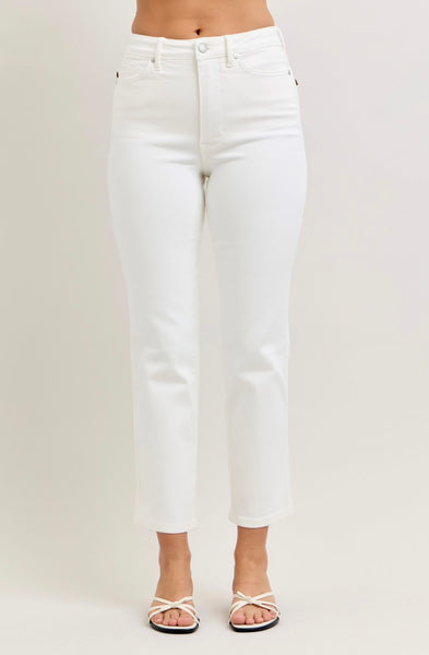 Judy Blue - Ariana High Waisted Straight Denim Jeans