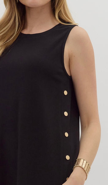Delilah Midi Dress - Black