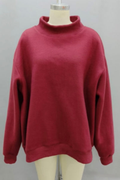 [PREORDER STYLE] Dilly Dally Reversible Mockneck Sweatshirt