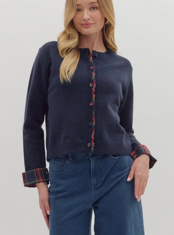 Josephine Knit Cardigan - Navy