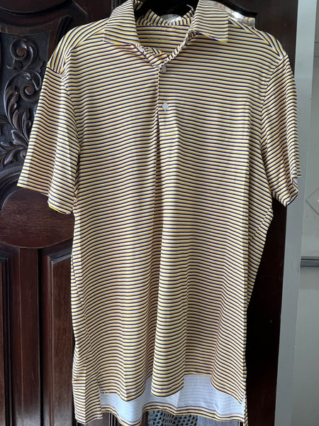 Meripex - Purple and Gold Stripe Top