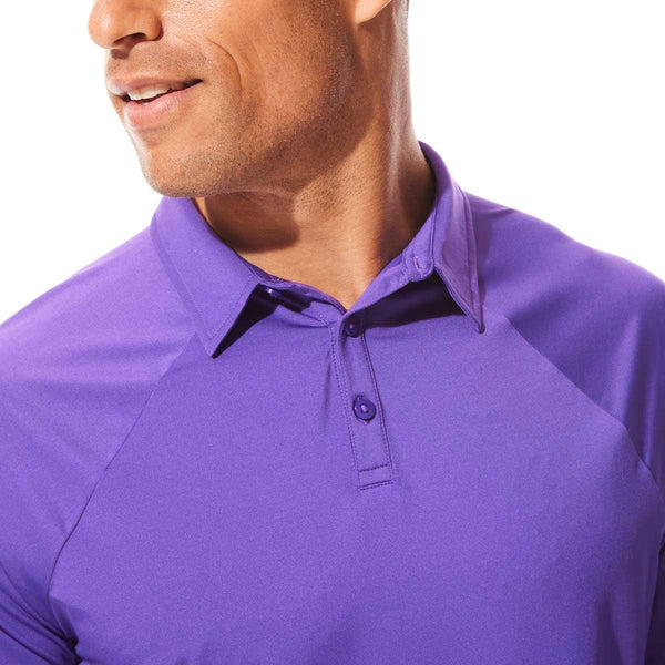 Men's Short Sleeve Polo - Purple