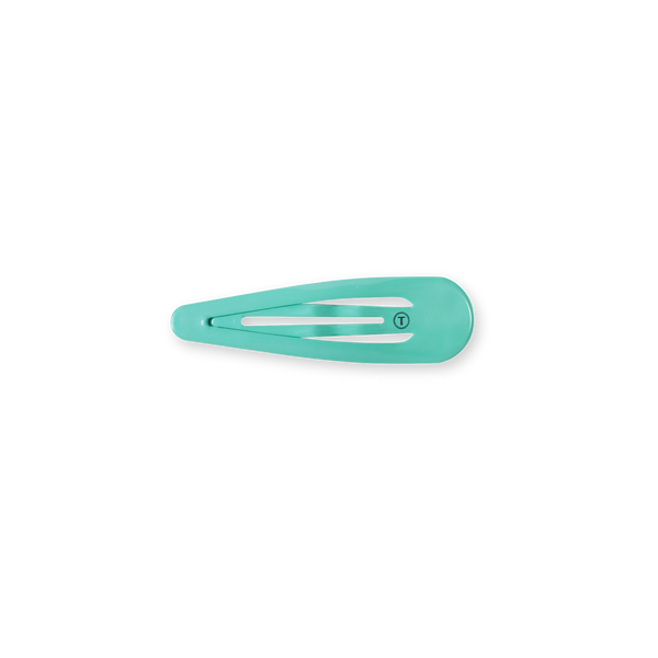 TELETIES - Snap Clip - Totally Turquoise - 6 Count