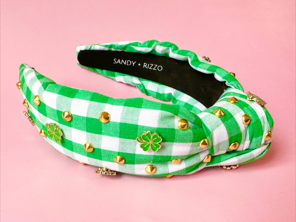 Sandy + Rizzo - Clover Charm Headband