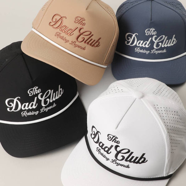 The Dad Club Embroidered Trucker Hat - Navy