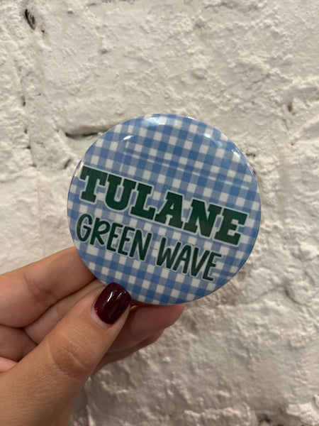 Signed by Abby - Tulane Game Day Buttons (Large)