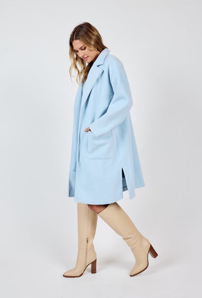 Sadie & Sage - Hayley Open Coat - Sky