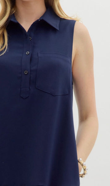 Madison Mini Dress - Navy