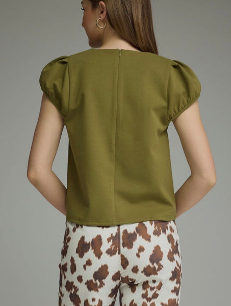 Collins Top - Martini Olive