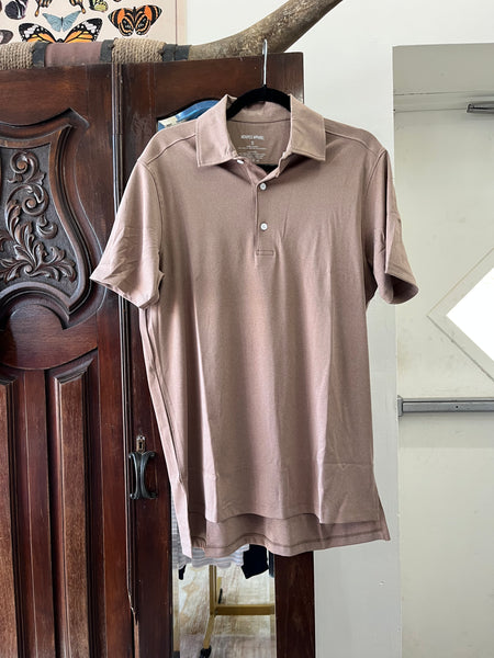 Meripex - Brown Heather Polo Top