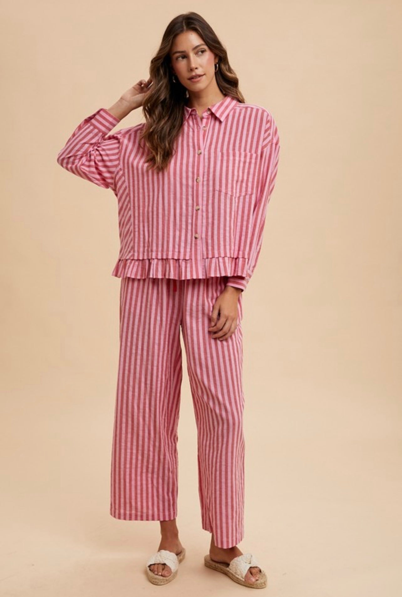 Cycas Stripe Pajama Set