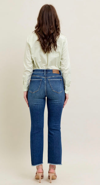 Judy Blue - High Waist Kick Flare Denim - Dark Wash