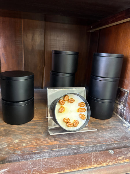 Smelly Goodness - Hazelnut Candle (Black Tin)