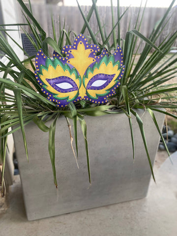 Lovely Reese - Mardi Gras Mask: Yard Sign