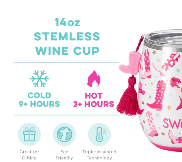 SWIG - Let’s Go Girls Stemless Wine Cup (14oz)