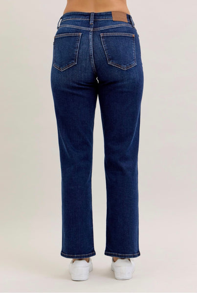 Judy Blue - Anna Mid Rise Straight Leg Denim