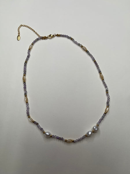 Calliope Dainty Beaded Necklace